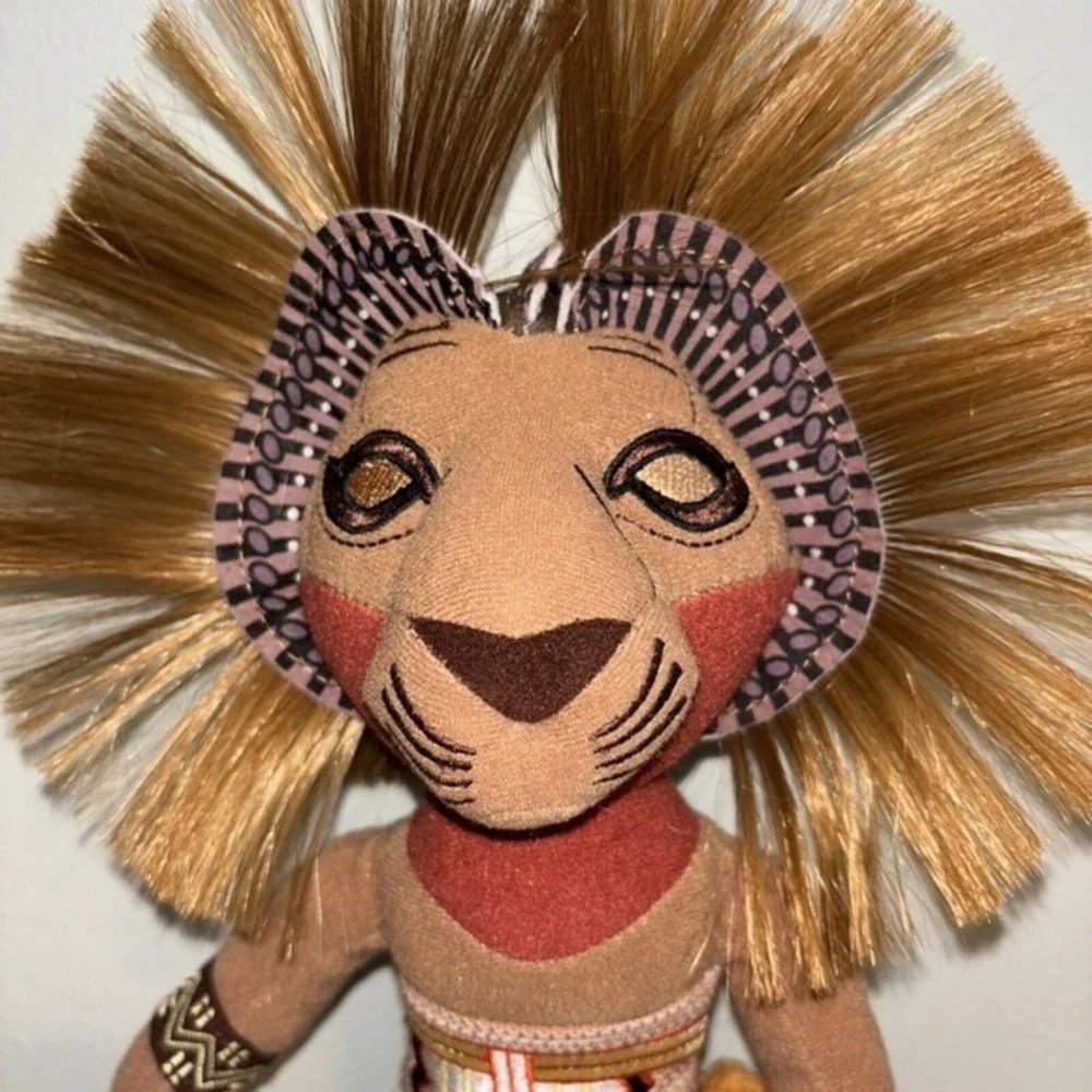 THE LION KING Broadway Musical SIMBA Lion Plush Stuffed Animal toy Disney New 12